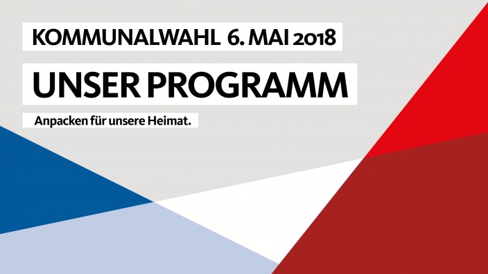 Unser Programm für die Kommunalwahl