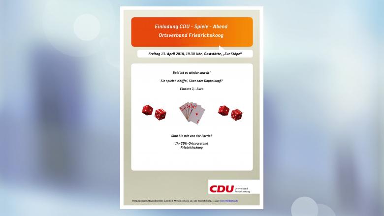 Spieleabend CDU Friedrichskoog
